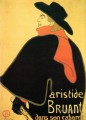 Aristede Bruand à son Cabaret post Impressionniste Henri de Toulouse Lautrec